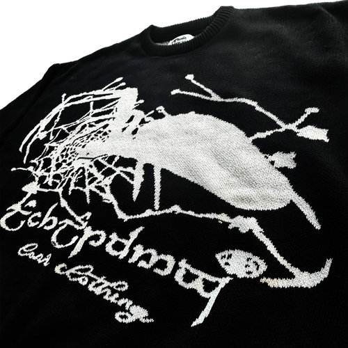 SPIDER CREWNECK SCHWARZ